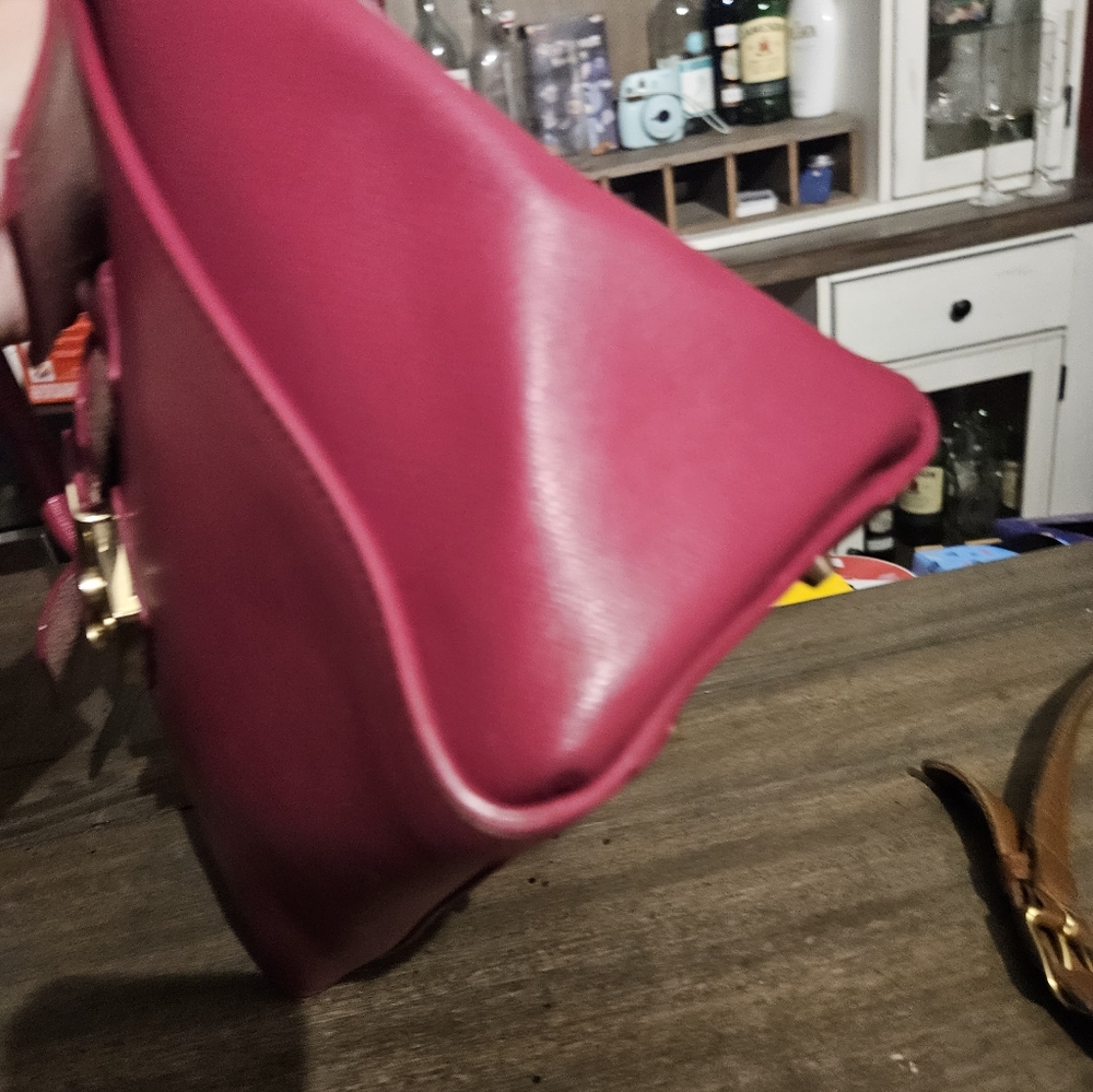 Furla Fuchsia Leather Metropolis Tote - Picture 5 of 12